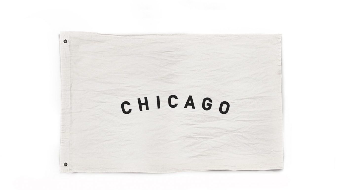 Chicago Minimal Flag- Gift Guide