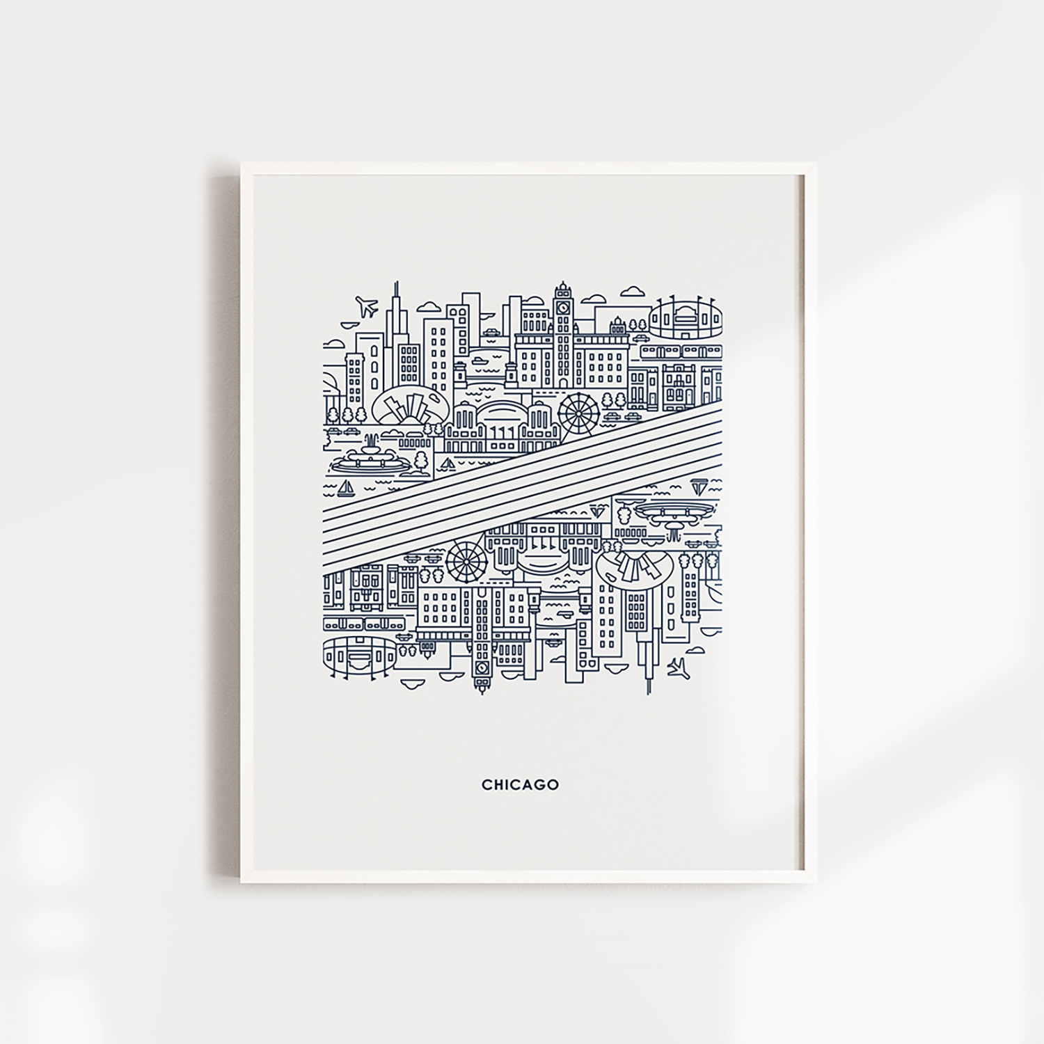 Illustrated City Print- Gift Guide